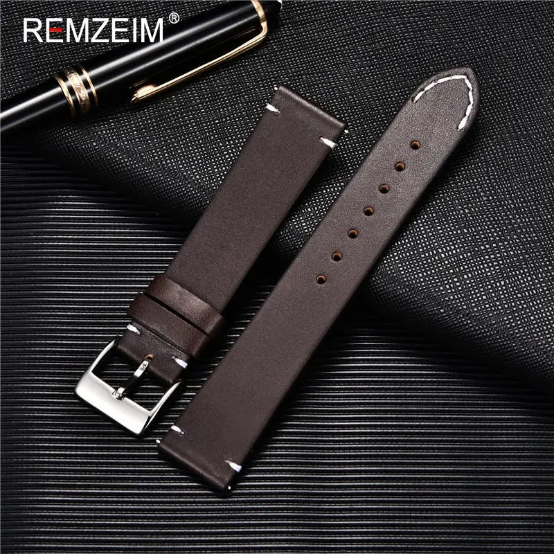 Suede Strap Watch - Tali Jam Tangan Kulit 18Mm 20Mm