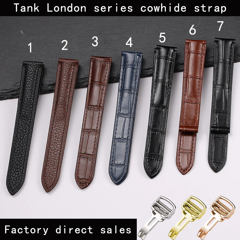 Cartier Watch Tank - Kompatibel dengan tali jam tangan kulit