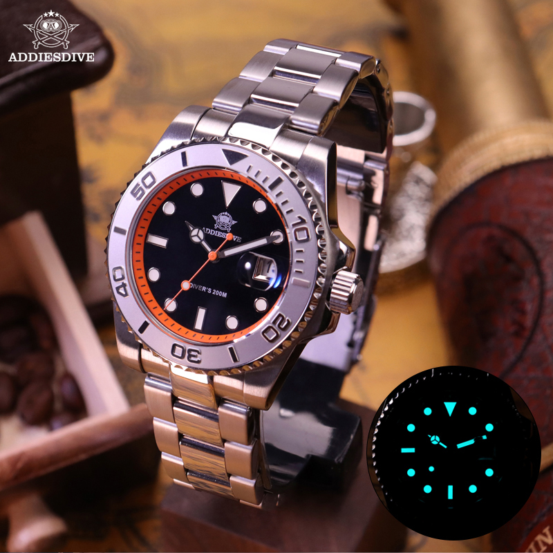 Rolex Watch Submariner - Jam Tangan Diving Pria ADDIESDIVE Tahan