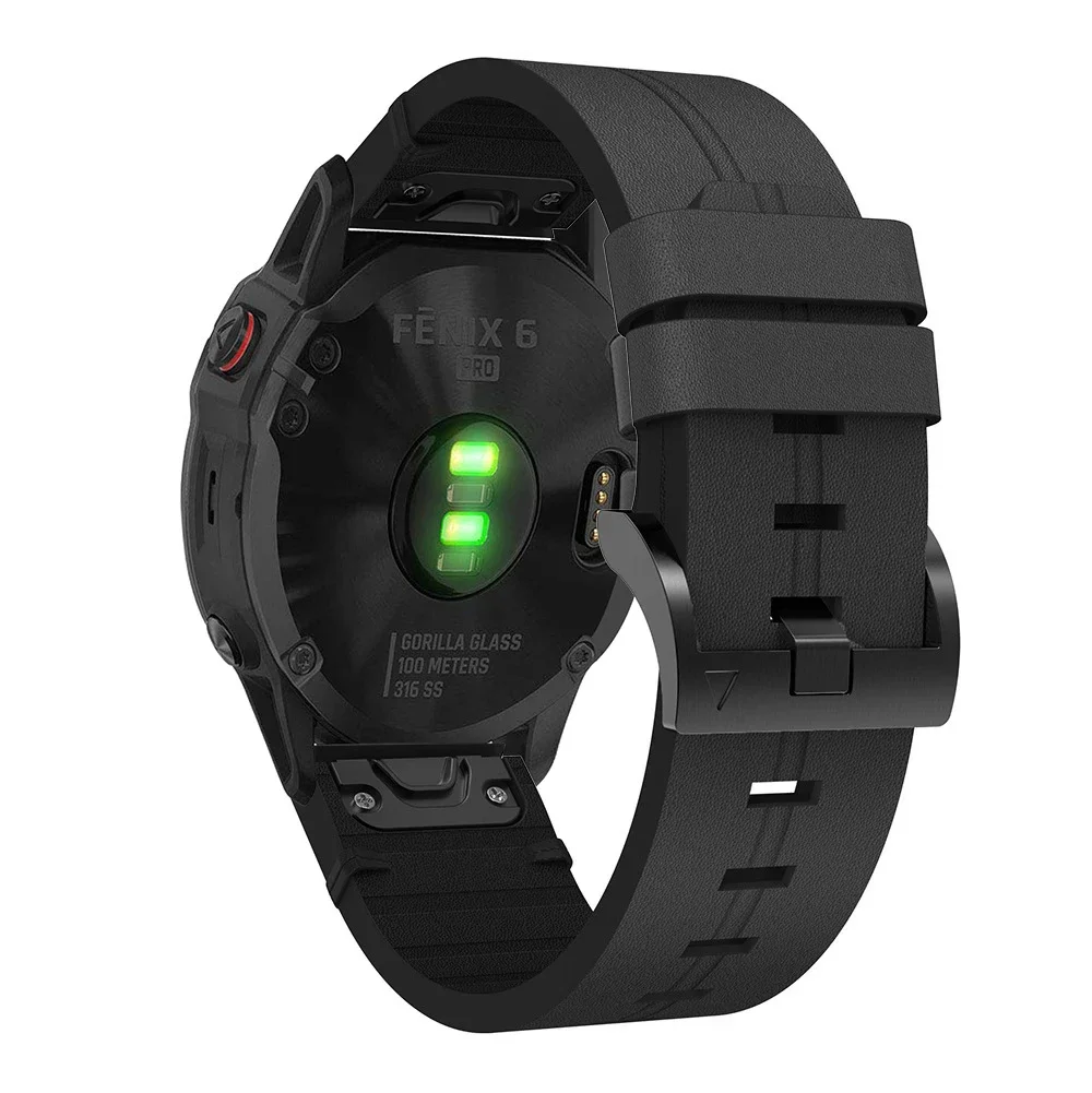 Tali kulit 22mm 26mm untuk Gar - Leather Strap Quick Release ulasan dan harga