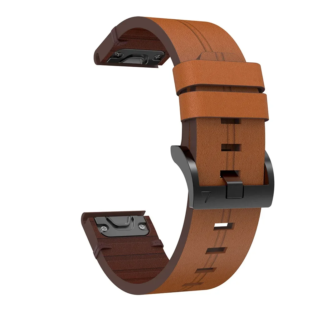 Tali kulit 22mm 26mm untuk Gar - Leather Strap Quick Release ulasan dan harga