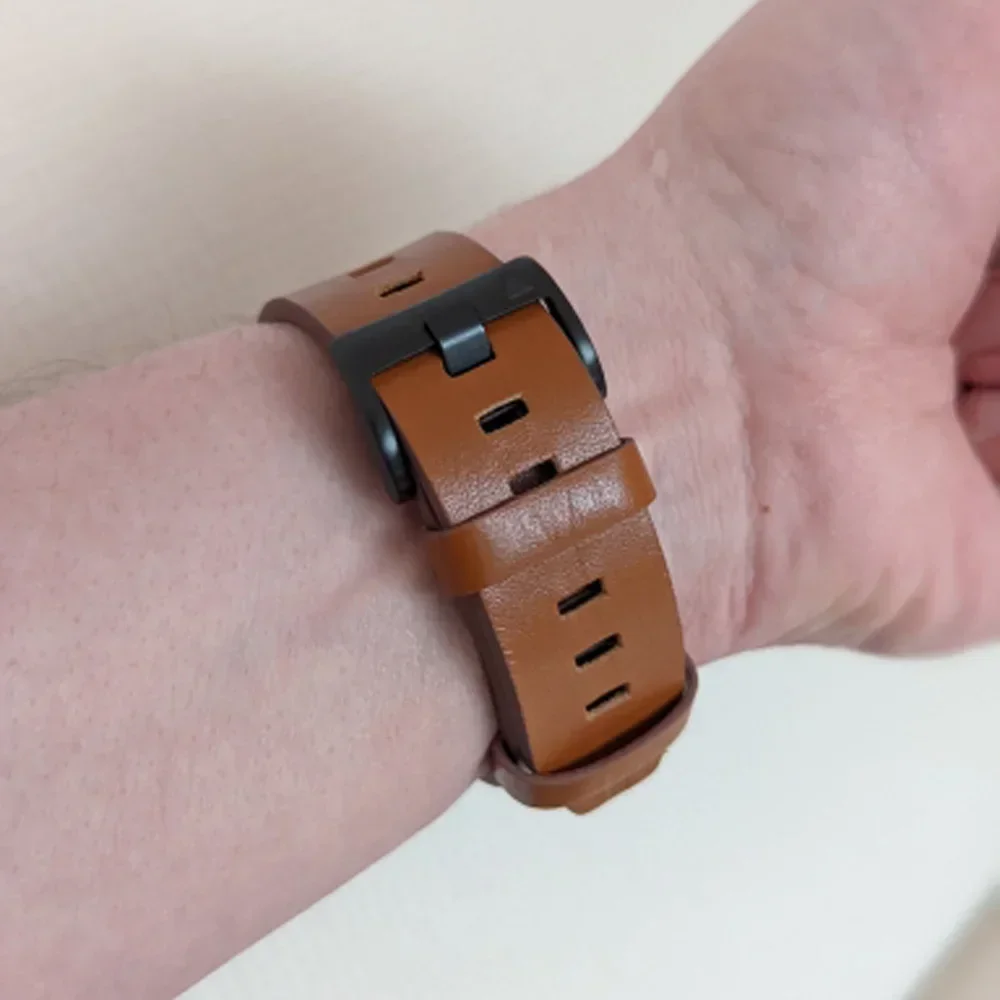 Tali kulit 22mm 26mm untuk Gar - Leather Strap Quick Release ulasan dan harga