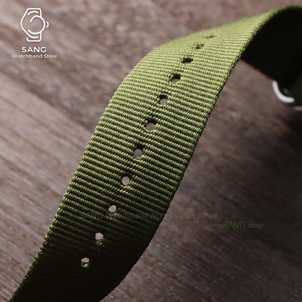 18mm 20mm 22mm 24mm Tali Jam T - Nato Strap Nylon ulasan dan harga