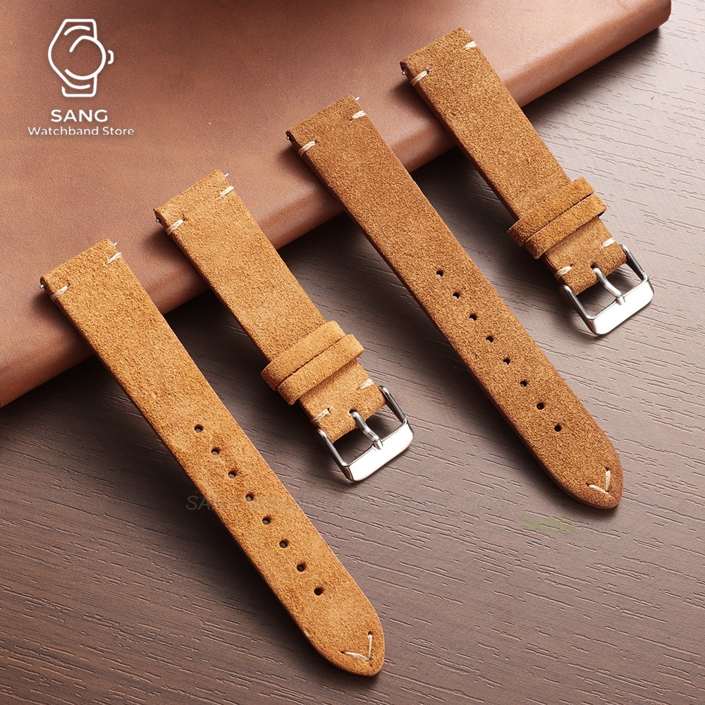 14/16/18/19/20/21/22mm Tali Ja - Suede Strap Watch ulasan dan harga
